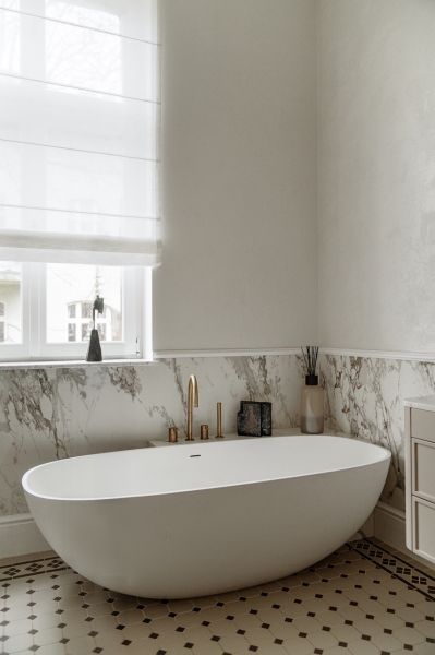 łazienka w stylowej kamienicy