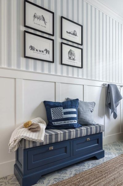 styl coastal przedpokój