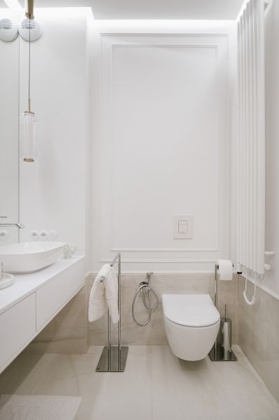 biała łazienka modern classic