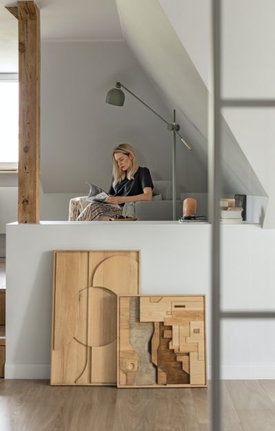 mieszkanie na poddaszu ze skosem