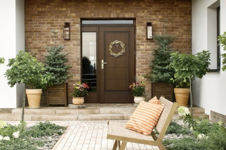 jak odświeżyć wejście do domu na wiosnę