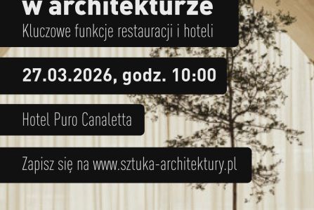 konferencja HoReCa w architekturze w warszawskim hotelu PURO Stare Miasto