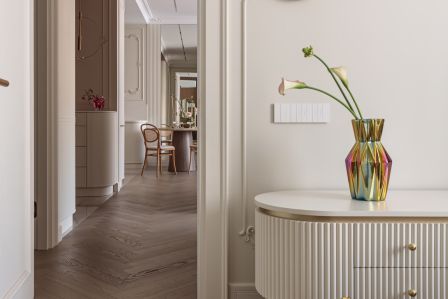 elegancki 82-metrowy apartament z francuskim twistem