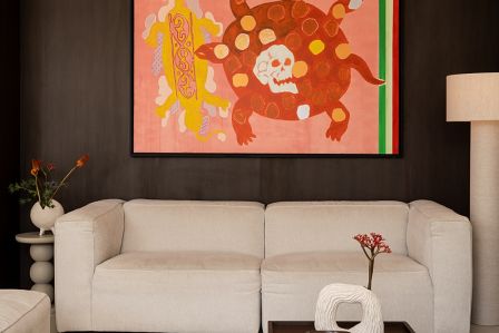 apartament urządzony w stylu ciepłego minimalizmu