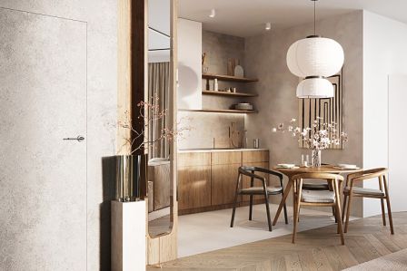 jak urządzić mieszkanie w stylu japandi