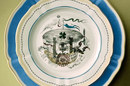 Fantastyczne podróże Pana Diora. Nowa kolekcja porcelany Dior Maison inspirowana Juliuszem Verne’em