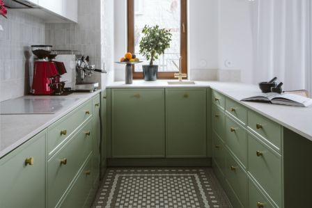 mieszkanie na bielanach styl mid-century i gorseciki