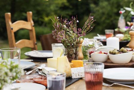 przepisy na letni obiad w ogrodzie