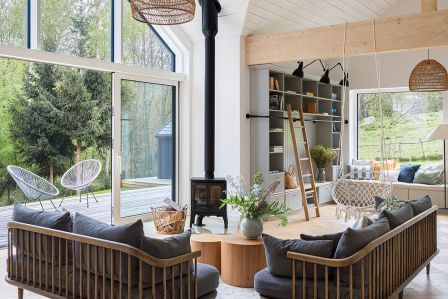 sielski i ekologiczny wakacyjny dom w bieszczadach