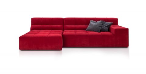 Czerwona sofa do salonu z kolekcji Nobonobo