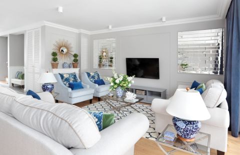 salon w stylu hampton