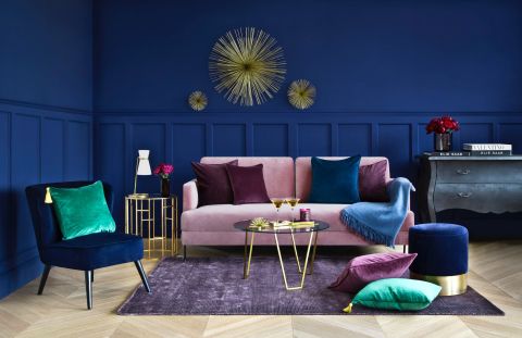 Dekoracje ścienne w salonie, westwingnow.pl