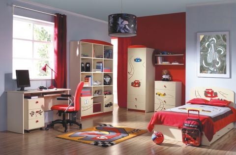 Coś dla małych fanów wyścigów i motoryzacji! Kolekcja Formuła mari Meblik Zdjęcia: www.meblik.pl