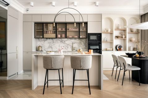 kuchnia kaszmirowa z czarnym