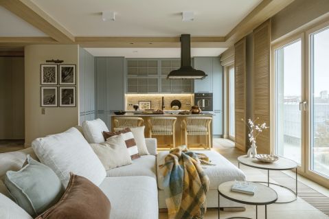 apartament urządzony jak siedlisko