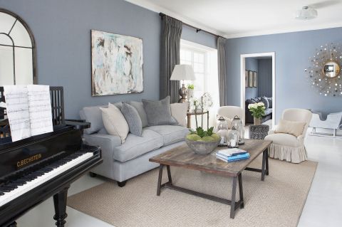 Maria nie trzymała się określonego stylu, raczej szukała harmonii w kolejnych pomieszczeniach i miejsca dla