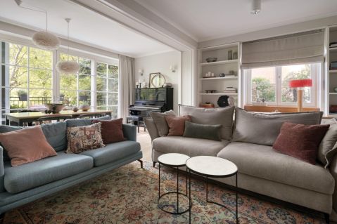 elementy różnych stylów w jednym domu