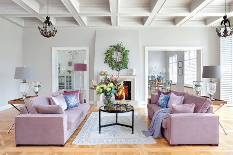 salon w stylu francuskim