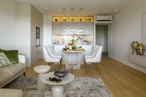 kuchnia biało kaszmirowa