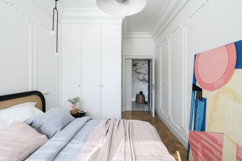 mieszkanie 53 m2 aranżacja sypialni