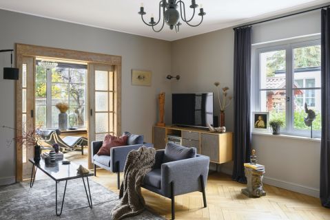 styl loftowy w salonie