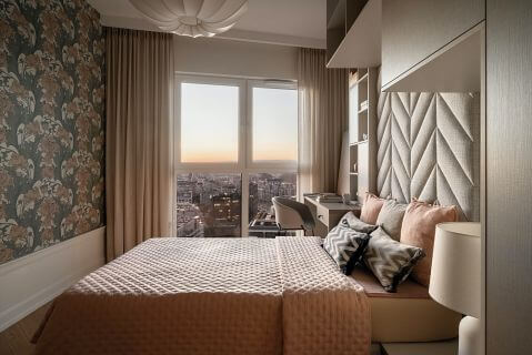 luksusowa sypialnia modern classic inspiracje