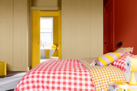 modne kolory ścian 2025 sypialnia