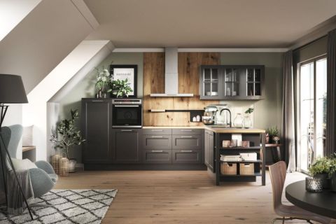 modułowa kuchnia na poddaszu