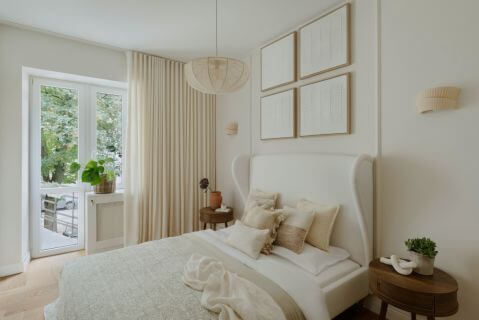 kaszmirowa sypialnia