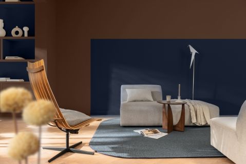 modne kolory ścian 2026 do salonu