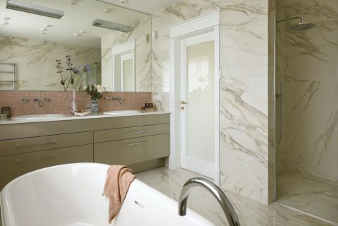 łazienka w stylu nowojorskim wystrój wnętrza