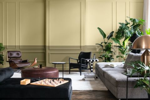 modne kolory ścian 2023 do salonu