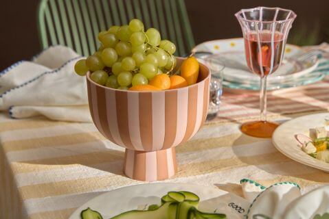 misa do serwowania owoców na letnich przyjęciach