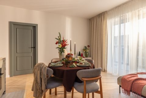 bożonarodzeniowe dekoracje w nowoczesnym wnętrzu