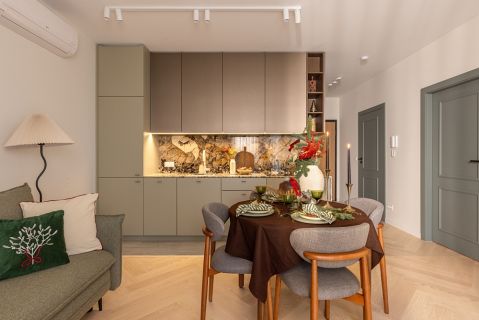 świąteczne dekoracje w nowoczesnym wnętrzu