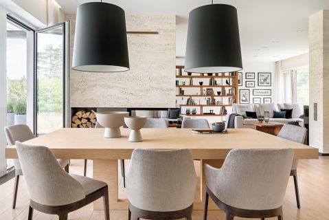 styl nowoczesny jadalnia