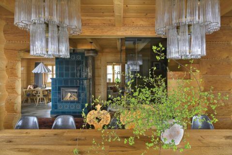 wnętrza w nowoczesnym stylu góralskim