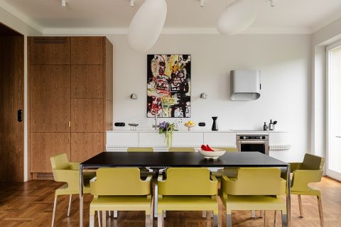 nowoczesne wnętrze mieszkania w kamienicy