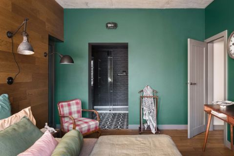 sypialnia styl loftowy