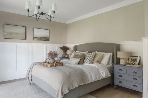 styl coastal sypialnia