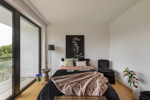 sypialnia w stylu nowojorskim zdjęcia