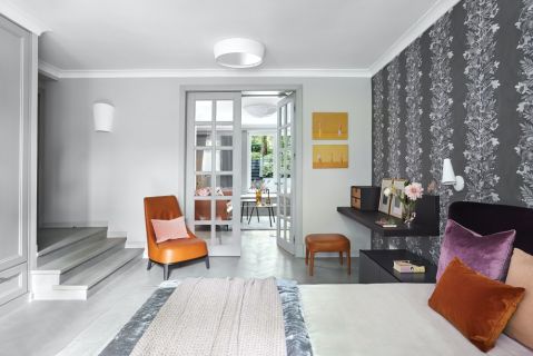 sypialnia w stylu paryskim zdjęcia