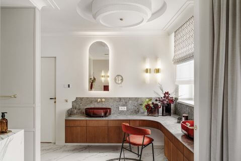 kącik piękności w domu