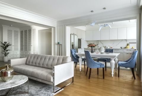 kuchnia otwarta na salon zdjęcia aranżacji