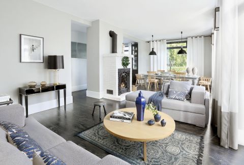 Kasia urządziła już cztery mieszkania, ale z tego domu jest szczególnie dumna, bo go wybudowała. Lubi klasyczne kolory i