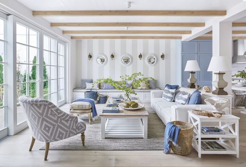 salon w stylu hampton