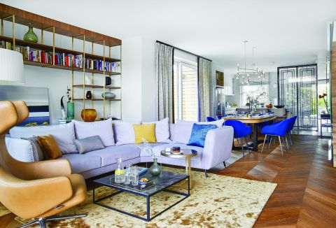 Ten stylowy i nowoczesny dom dla musiał być nie tylko piękny, ale też przestronny