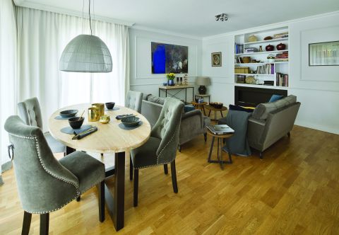 Wystrój wnętrza jak w starej kamienicy