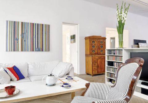 Zasadą w tym domu jest: mniej znaczy więcej.