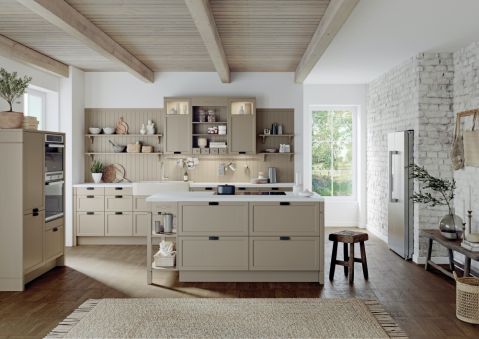 kuchnia biało kaszmirowa